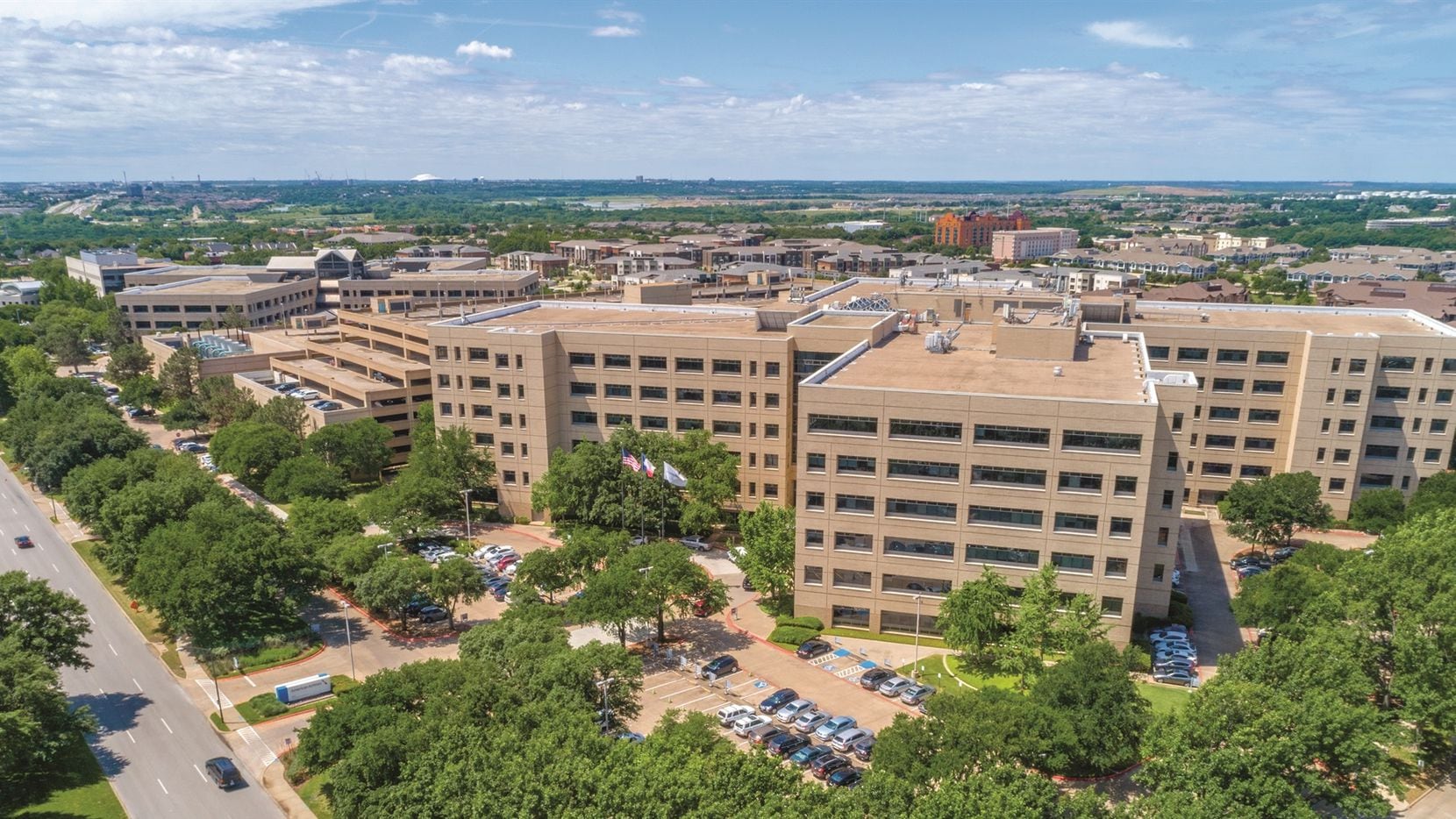 American Airlines old headquarters on the northeast edge of Fort Worth has almost 1.4 million square feet.