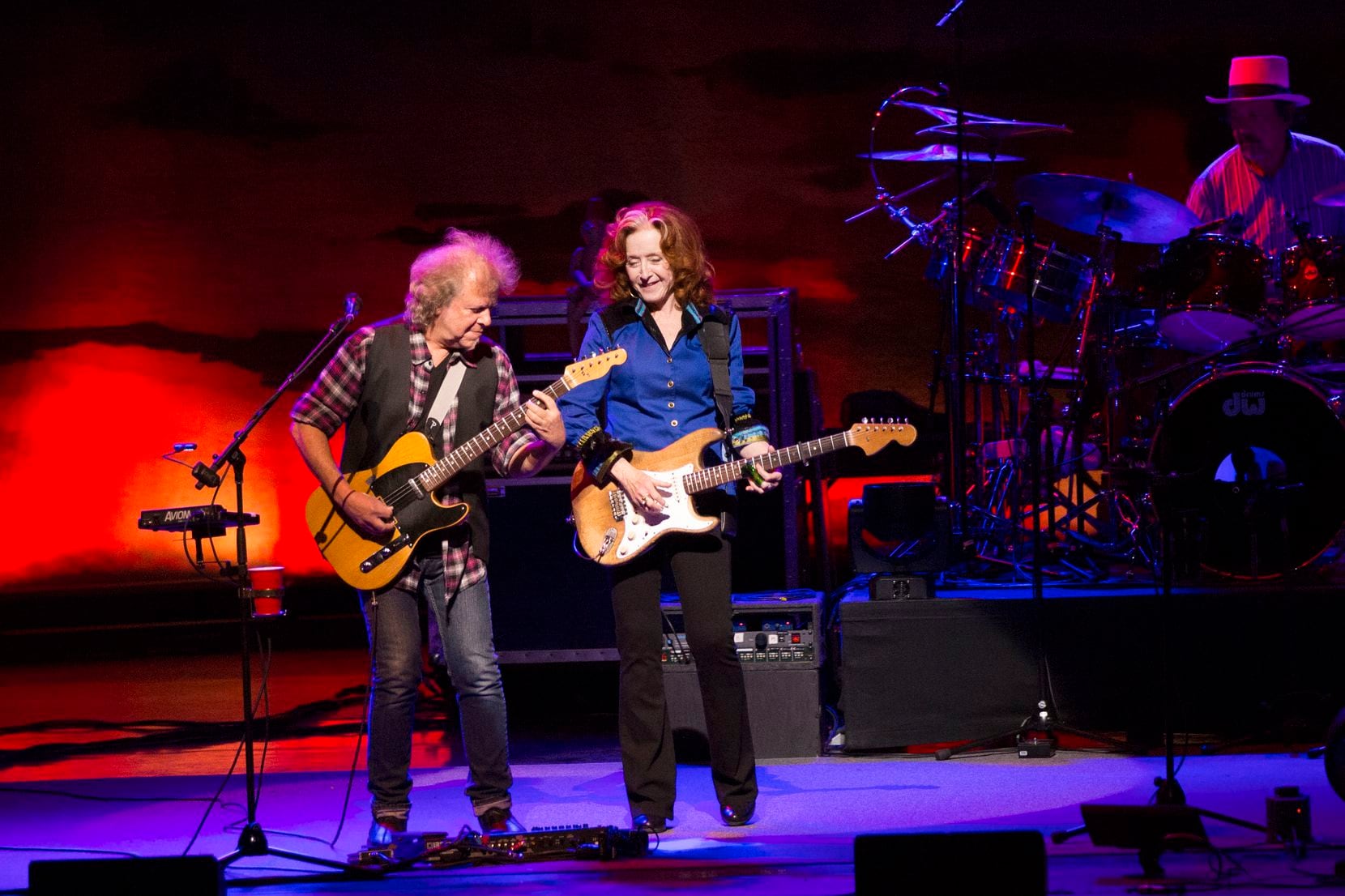 Bonnie Raitt performed with guitarist George Marinelli at the Winspear Opera House in Dallas...