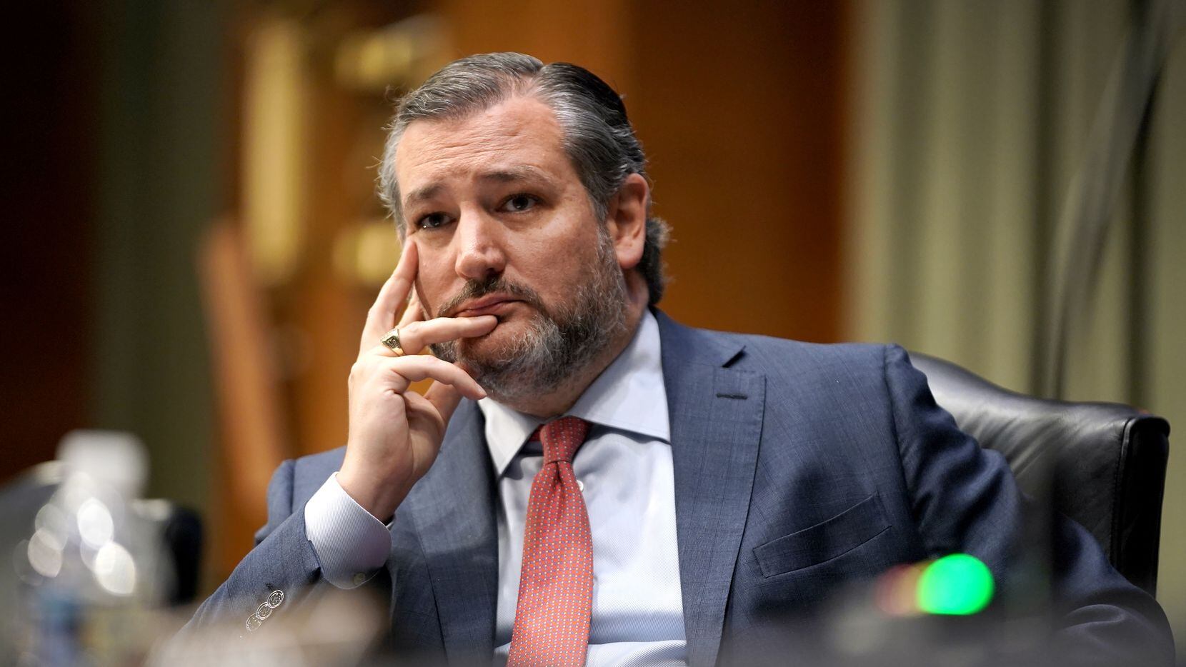 Sen. Ted Cruz at the confirmation hearing for Samantha Power, nominee to be administrator of the U.S. Agency for International Development, on March 23, 2021.