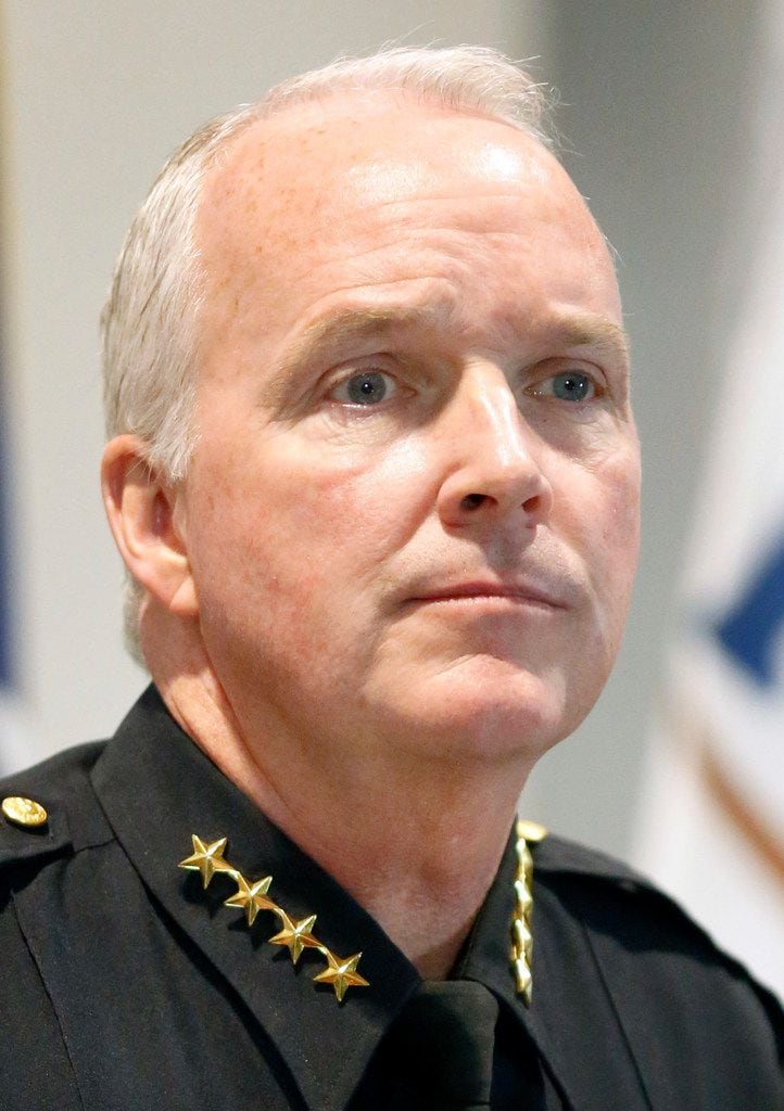 Speaking at a news conference Tuesday, Police Chief Ed Kraus asked that the public not judge his department on the actions of one officer: "There’s absolutely no excuse for this incident.” (Tom Fox/Staff Photographer)