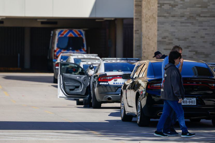 Police said a suspect is in custody after two people were shot at Methodist Dallas Medical...