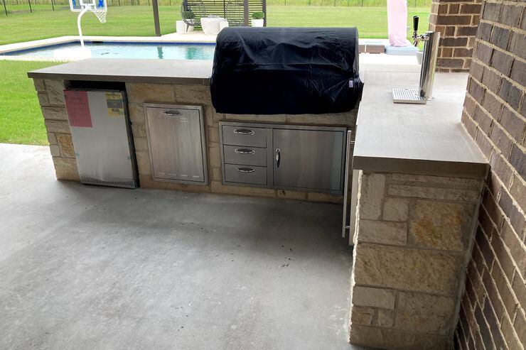 ORC Week 7: Outdoor Kitchen DIY, Part 2 (The Countertops) — Nest Out West