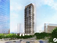 The 30-floor high-rise is planned on Maple Avenue near the Crescent.