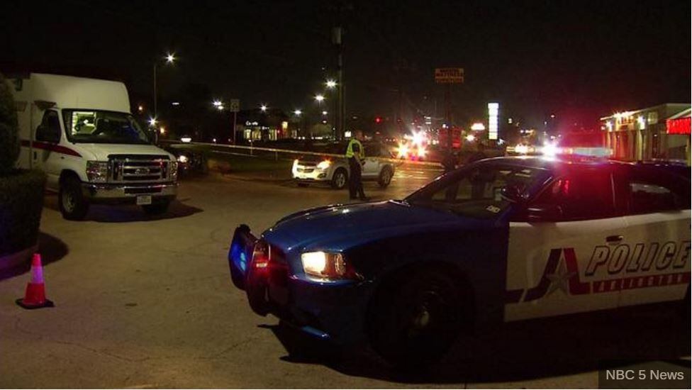  Police investigated a shooting Monday near a Whataburger in Arlington.