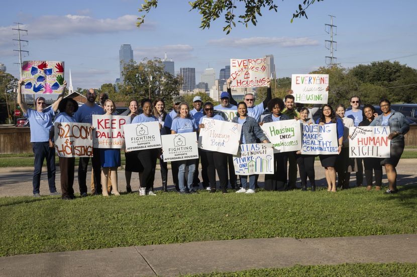 The Dallas Housing Coalition has been courting support for a series of bond packages that...