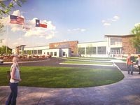 A rendering of Producer Owned Beef's planned processing plant in Amarillo.