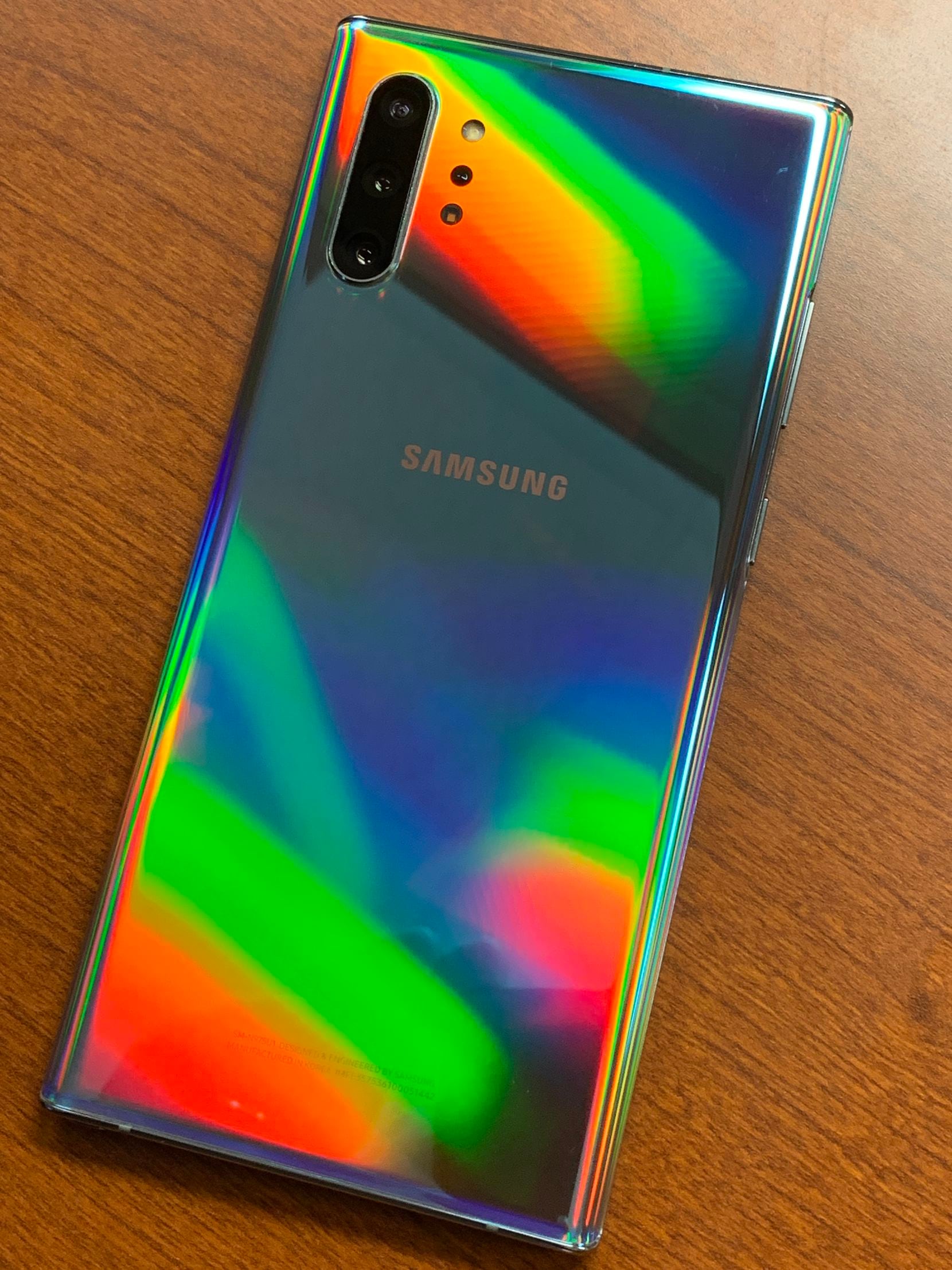 Samsung Galaxy Note 10+ sits alone at the top of the big pile of ...