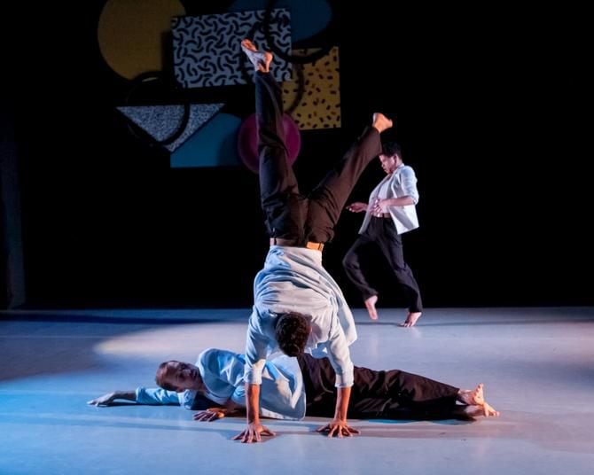 
Dark Circles Contemporary Dance’s Beautiful Knuckleheads is set to the ’80s hits of Hall...
