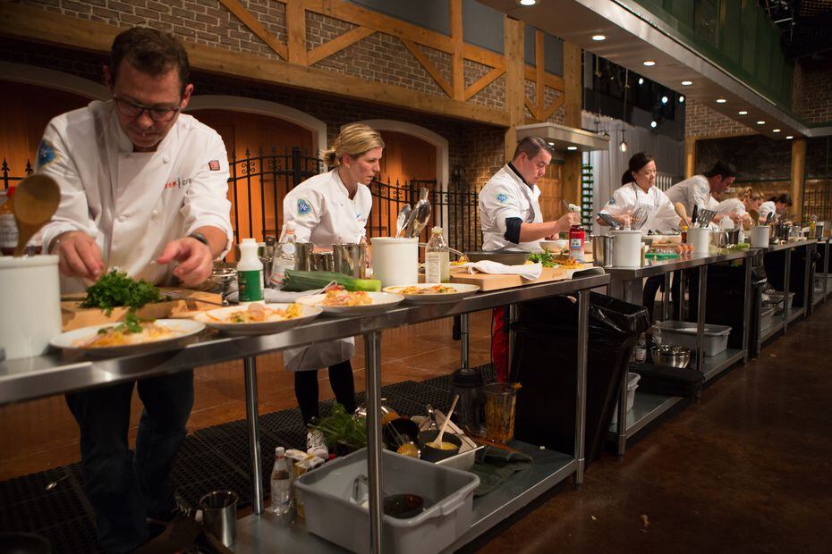 Dallas chef John Tesar (on left) is joined on 'Top Chef' Season 14 by former Dallas-Fort...