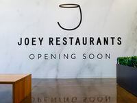 A barricade announces a Joey Restaurants at NorthPark Center in Dallas, Thursday, Jan. 26,...