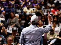 Democratic gubernatorial candidate Beto O'Rourke spoke to  students at El Centro College in...