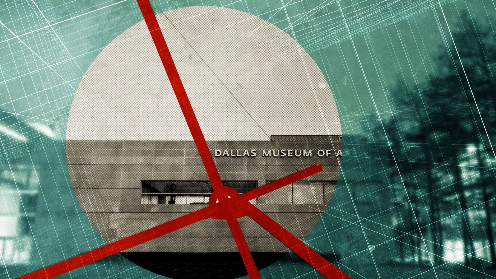 Photo illustration of the Dallas Museum of Art by Jeff Meddaugh.