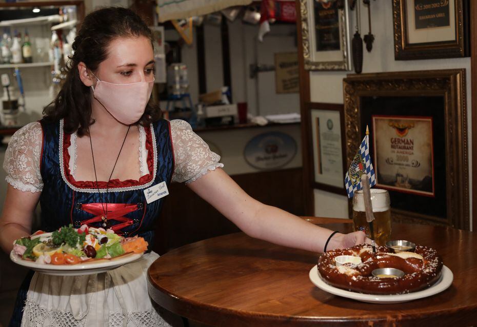 You just missed it, but every fall Bavarian Grill hosts a spirited Octoberfest celebration...