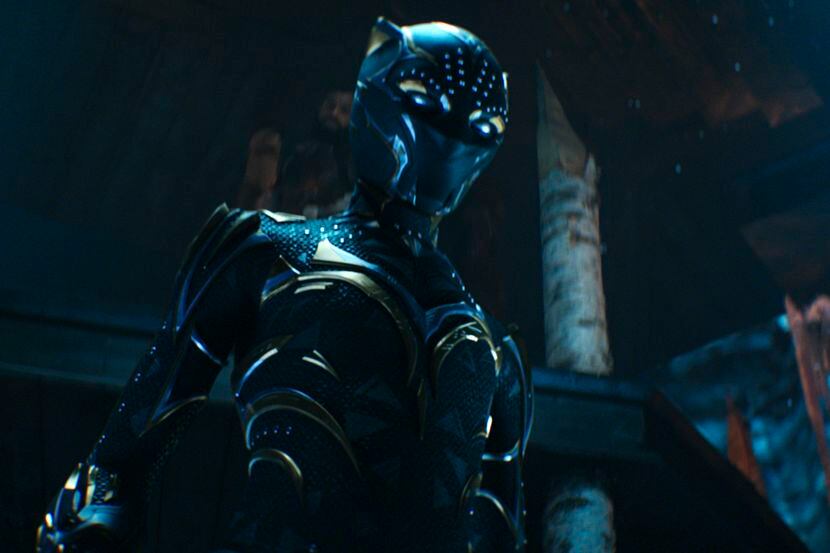 En esta imagen proporcionada por Marvel Studios, una escena de "Black Panther: Wakanda...