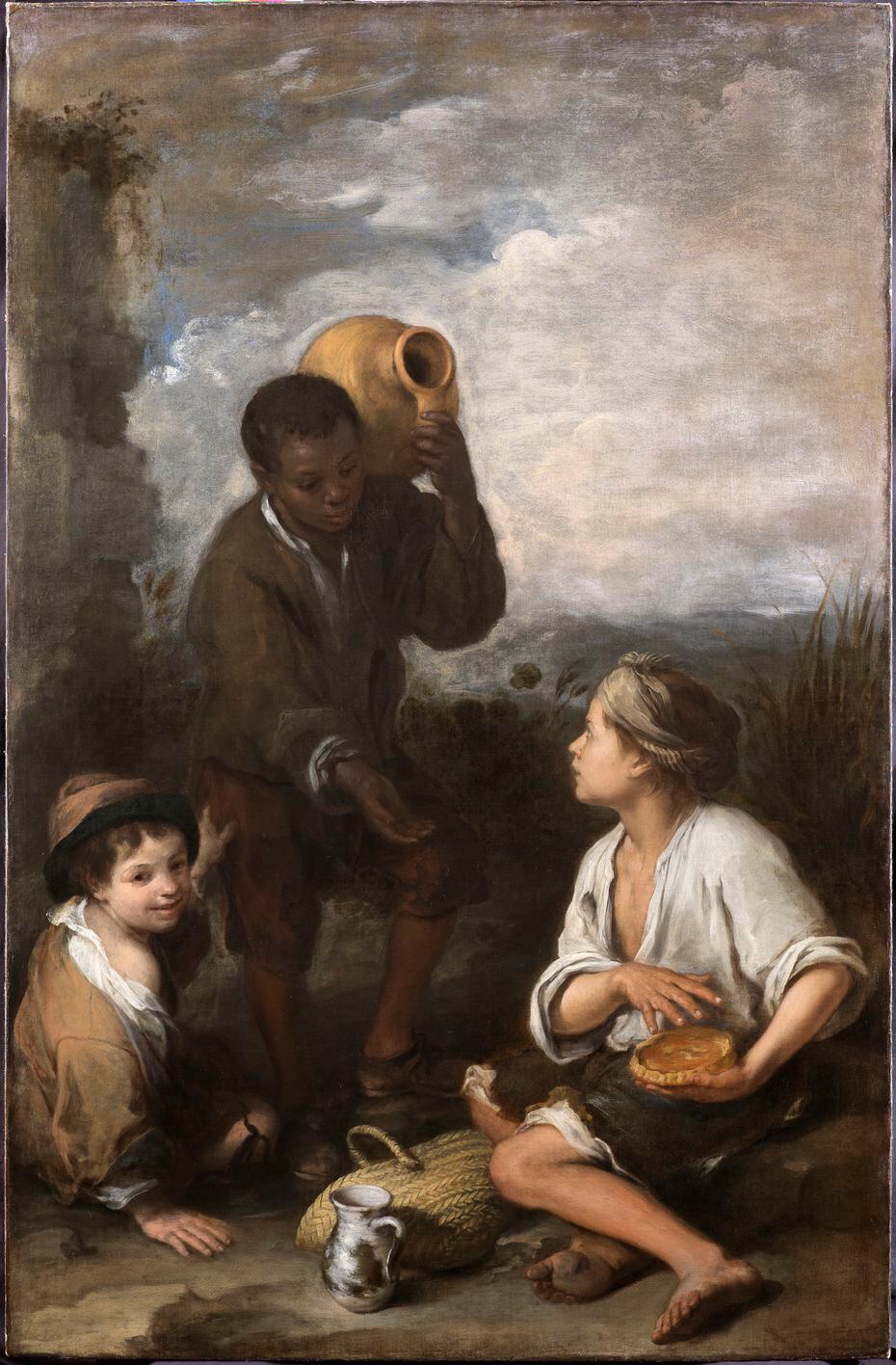 Bartolomé Esteban Murillo brings a moral intensity to works like "Three Boys," which...