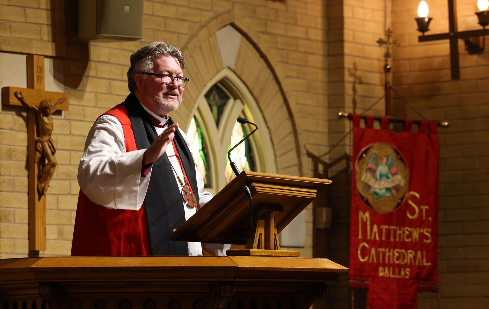The Right Rev. Michael G. Smith, assistant bishop of the Episcopal Diocese of Dallas,...