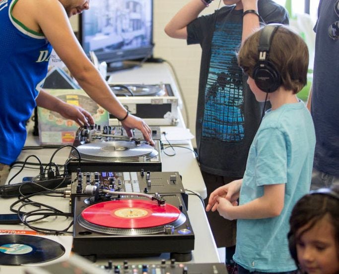 Kids Dig is a day of record digging and vinyl education at Josey Records.