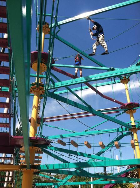 Fast Break Galveston S Moody Gardens Opens A Zipline And Ropes Course