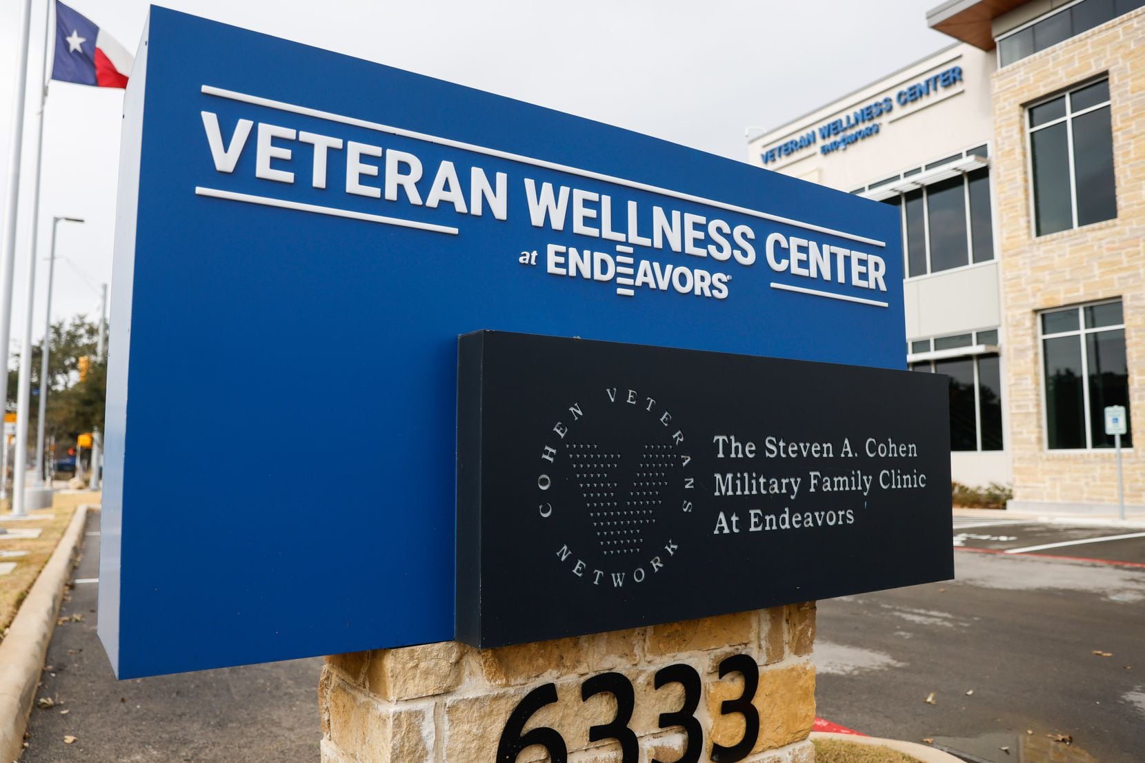 The Endeavors Veteran Wellness Center in San Antonio on Monday, Jan. 2, 2023. The Pink...