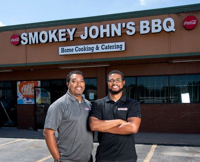 Juan (left) and Brent Reaves are brothers and co-owners of Smokey John's BBQ.