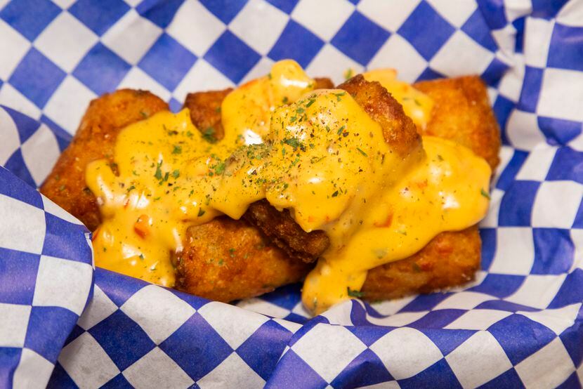 Deep Fried Cheesy Crab Tater Bites by Isaac Rousso, one of the winningest concessionaires at...