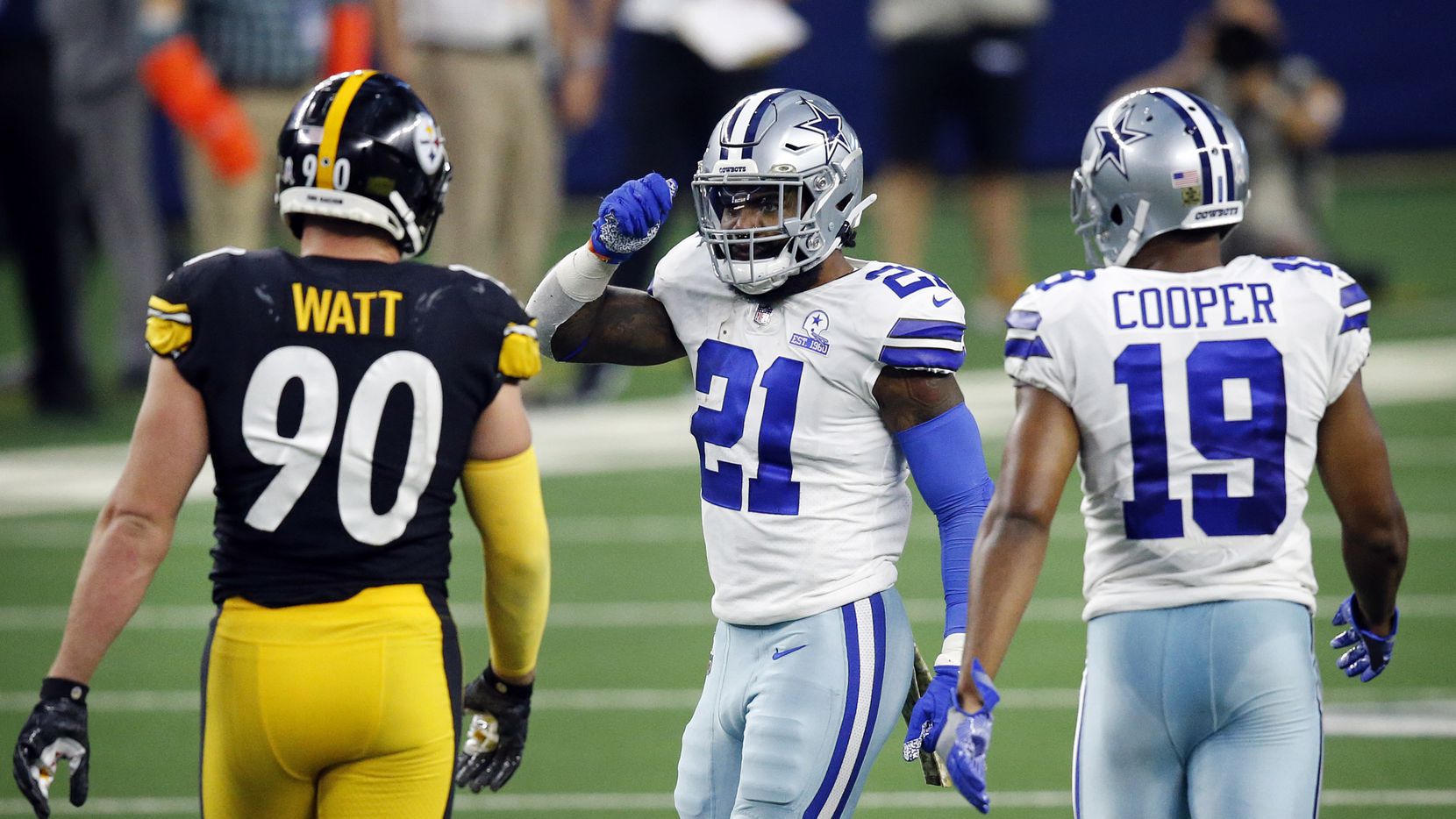 Cowboys Rb Ezekiel Elliott Says He Feels Alright After Playing Through Hamstring Injury Vs Steelers