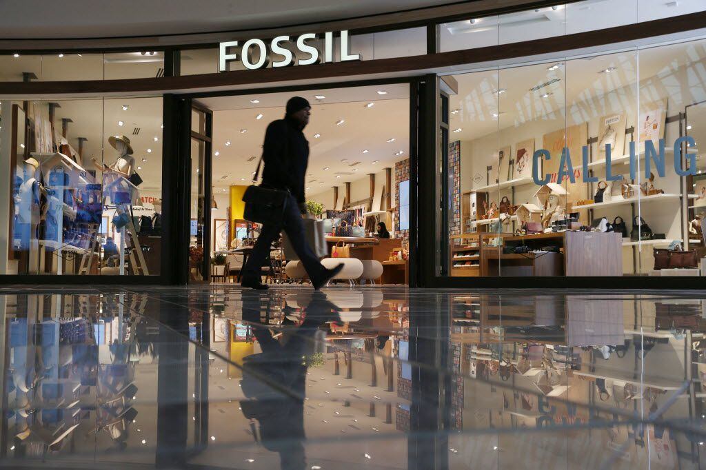 The exterior of the Fossil store in the Stonebriar Centre in Frisco, Texas Thursday January...