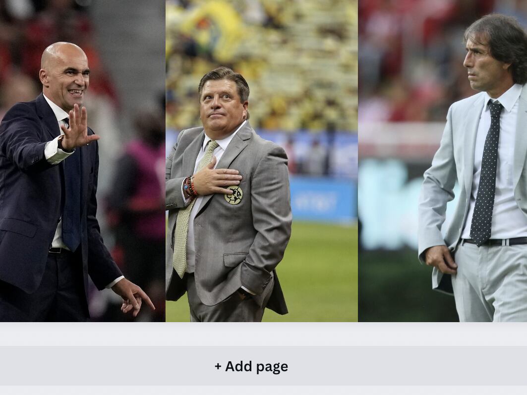 De izquierda a derecha los candidatos para ser técnico de la selección mexicana: Roberto...