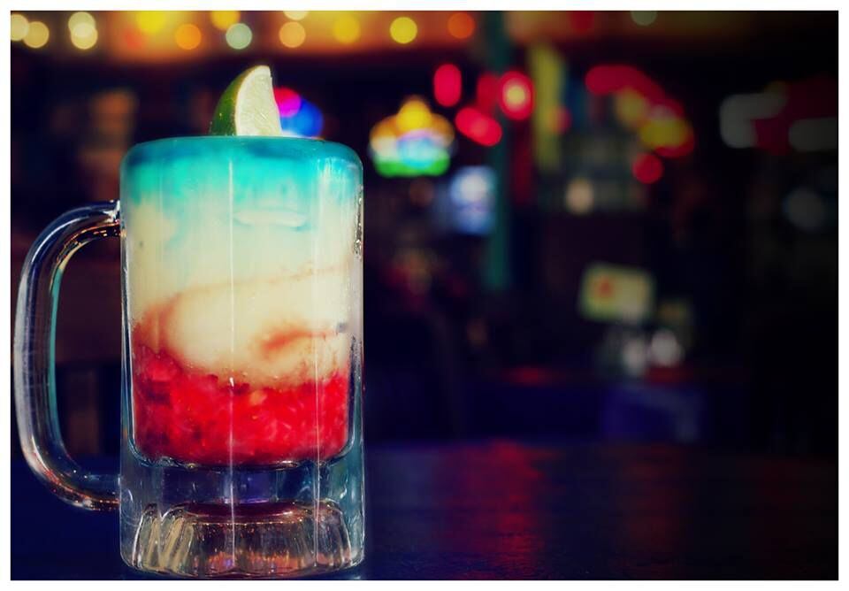 On July 4, Blue Goose layers its margaritas red, white and blue. The original Blue Goose on...