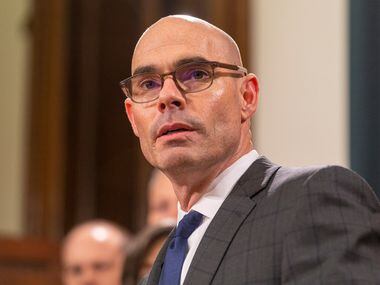 House Speaker Dennis Bonnen and House Republican Caucus Chairman Dustin Burrows were accused of targeting fellow Republican lawmakers in next year's primaries.   