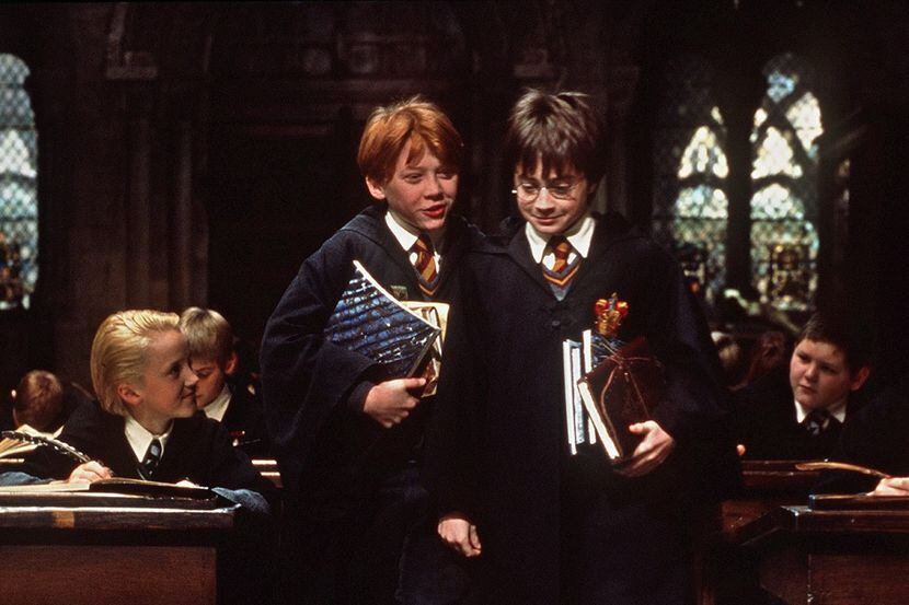 A scene from "Harry Potter and the Sorcerer's Stone."