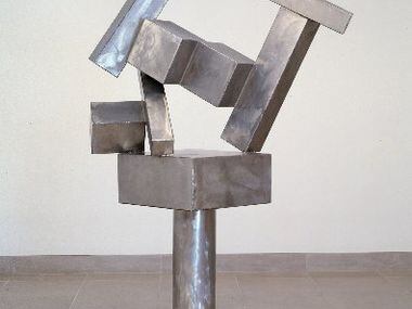 Cubi XVII by sculptor David Smith was also provided by the McDermotts' art fund. (Dallas...