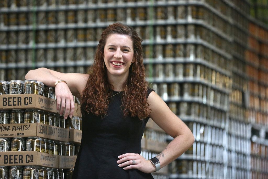Lauren Jane Carter is the art and creative director for Legal Draft Beer Co. in Arlington,...