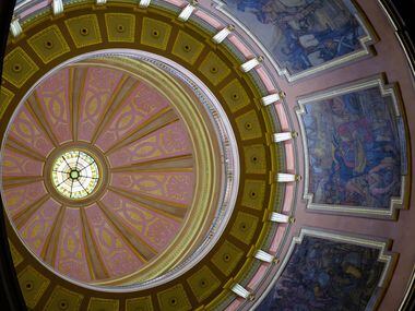 The resplendent dome of the Alabama State Capitol, in Montgomery