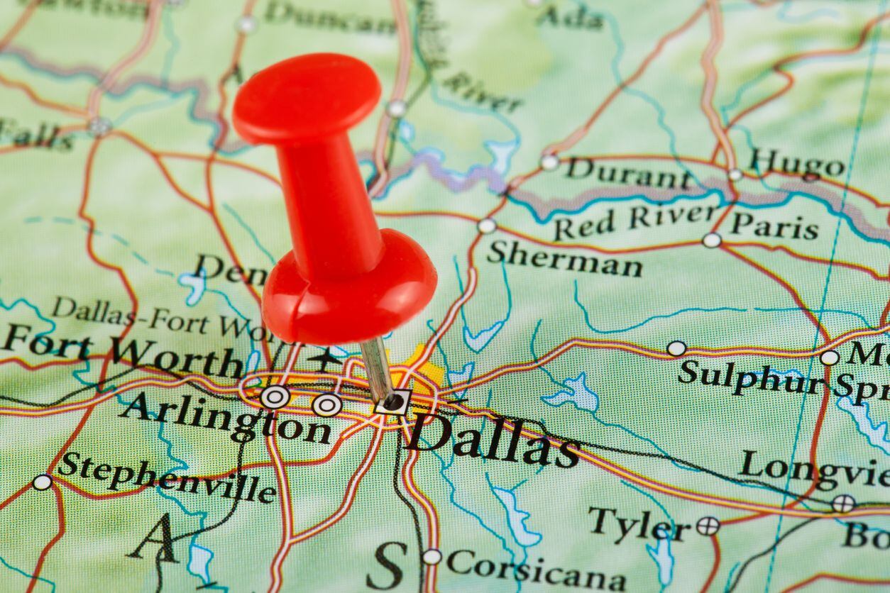 La zona metropolitana de Dallas y Fort Worth tiene la mayor concentración de casos de coronavirus.