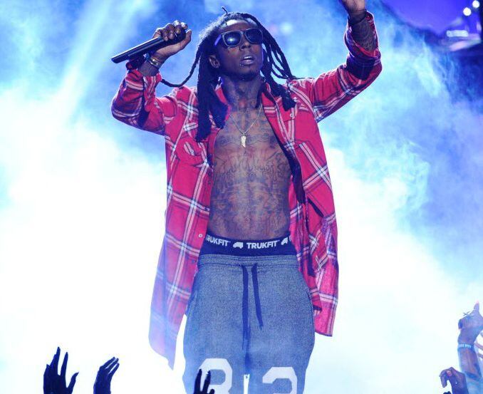 Lil' Wayne performs at the BET Awards on Sunday, June 29, 2014.