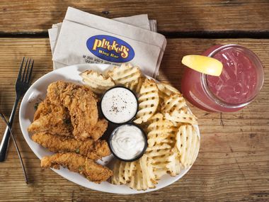 Pluckers Wing Bar has seven restaurants in Dallas-Fort Worth. A new concessions stand will be installed soon inside Globe Life Field, the Texas Rangers' new ballpark.