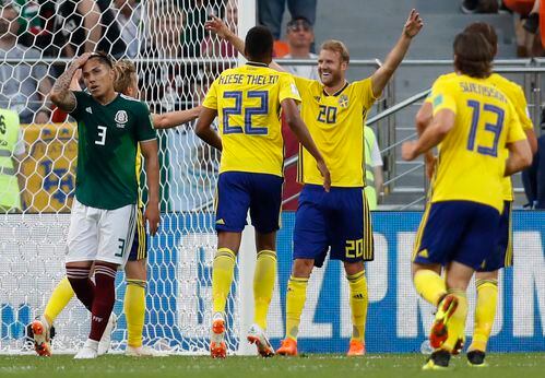 México cayó 3-0 ante Suecia el miércoles en Ekaterinburgo, por el Grupo F del Mundial. Foto AP
