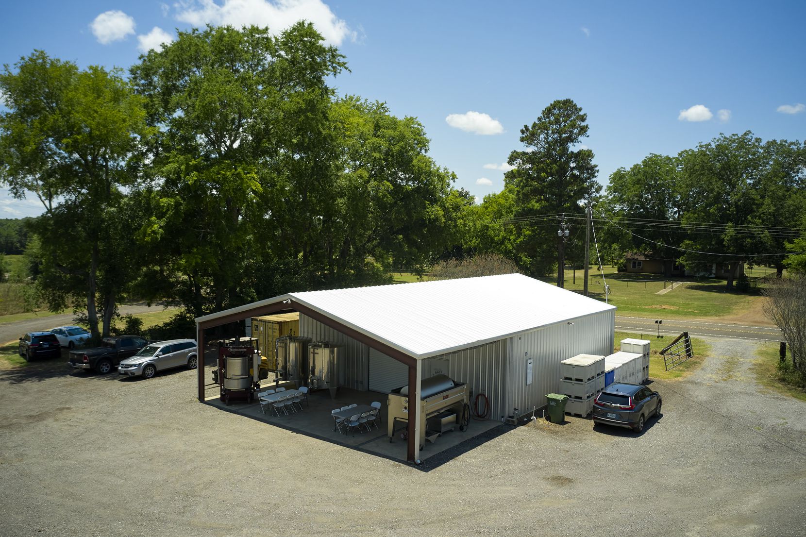 Sage's Vintage custom crush facility is located in East Texas.