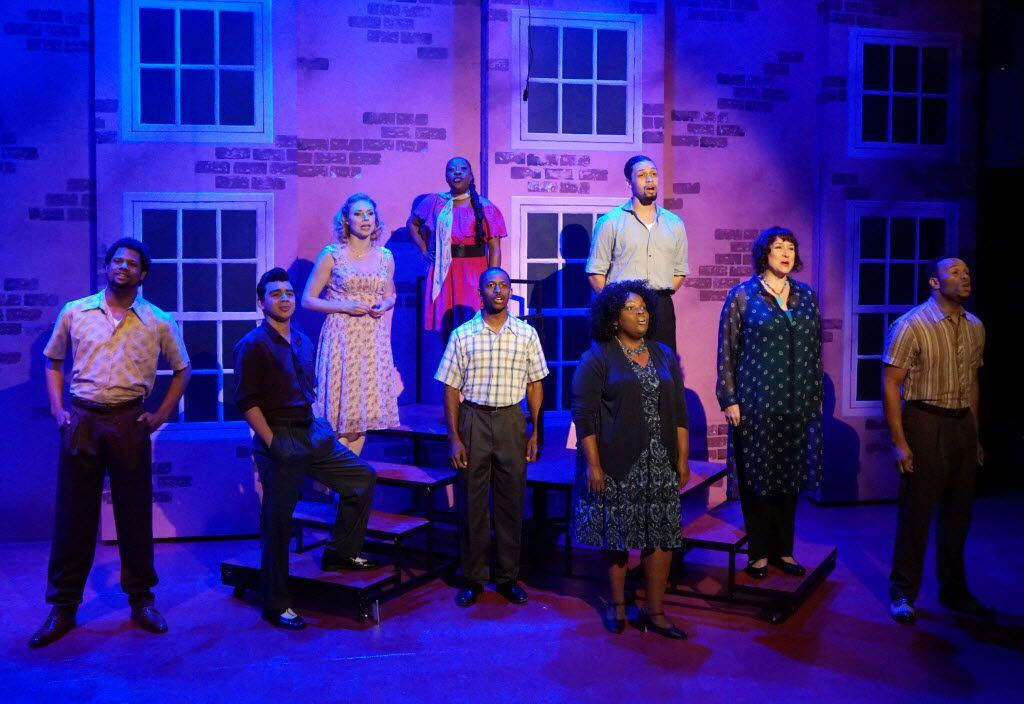 The cast of 'Smokey Joe's Cafe' at Jubilee Theatre in Fort Worth.