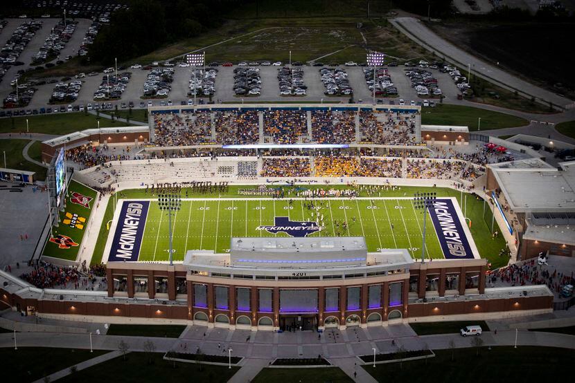 McKinney's three high schools are now playing football in the district's new $69.9 million...