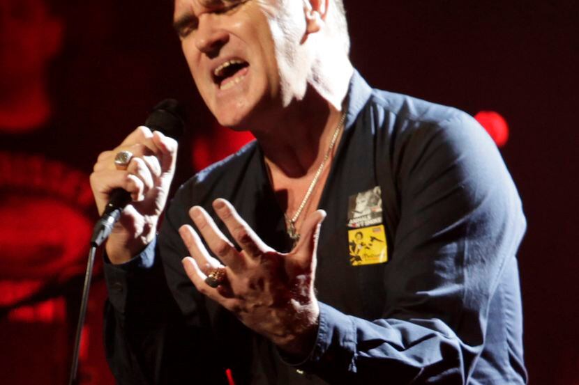 Morrissey performs at The Majestic Theatre in Dallas, TX, on May. 22, 2014.
