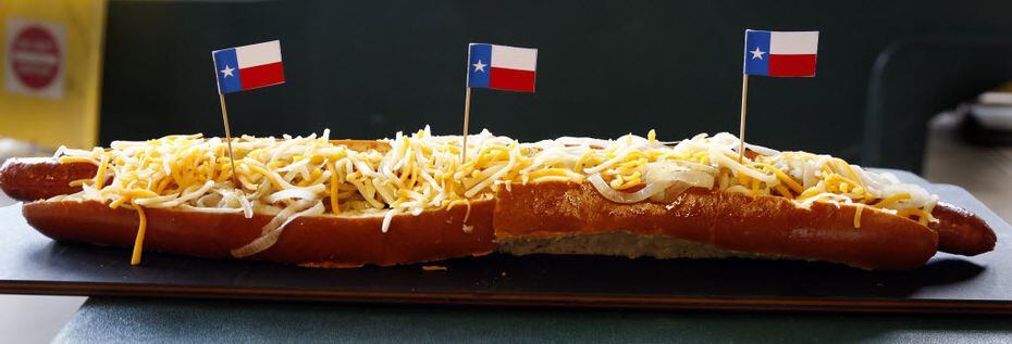 Here Is The $26 Hot Dog At Rangers Ballpark - Eater Dallas