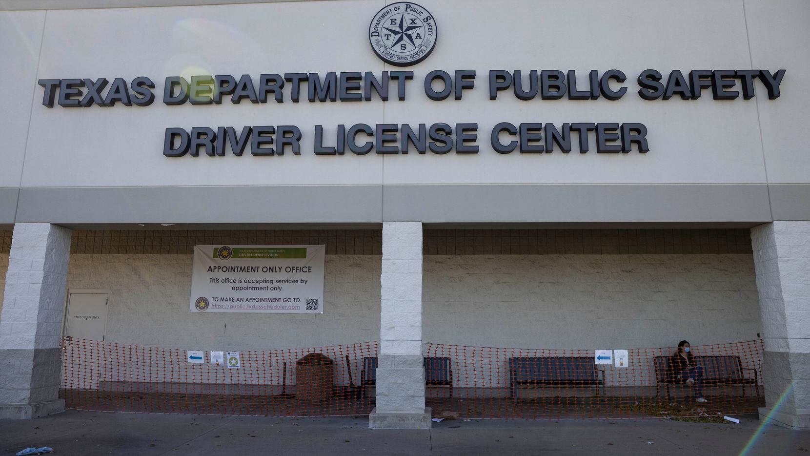 The exterior of the Texas Department of Public Safety Driver License Mega Center on Oct. 28,...