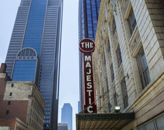 The Majestic Theatre on Elm St. in downtown Dallas