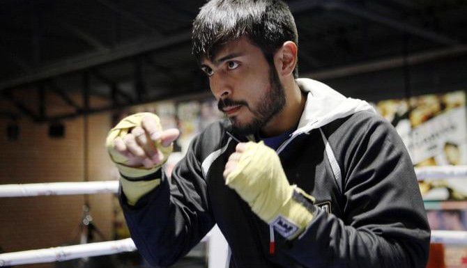 El boxeador mexicano Fernando García entrena a diario en el Maple Avenue Boxing Gym....