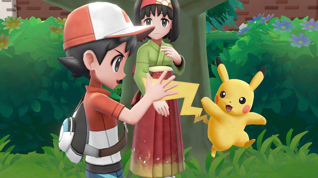 A screenshot from "Pokemon: Let's Go Pikachu" on the Nintendo Switch.