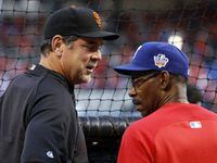 Are former Giants manager Bruce Bochy or even former Rangers manager Ron Washington in the...