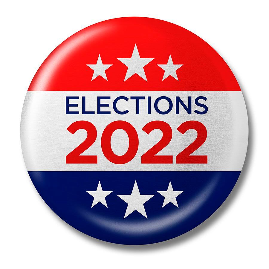 Elections 2022 button / logo