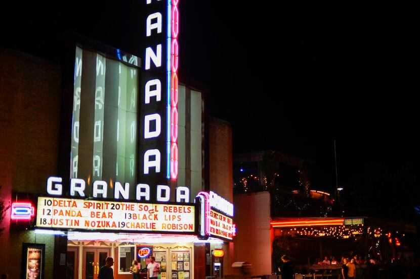 The Granada Theater at 3524 Greenville Ave. in Dallas, on the evening of Sept. 10, 2014. 